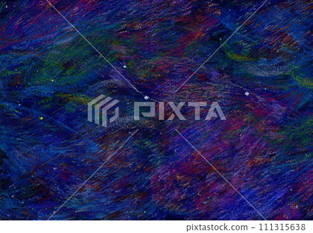 藝術星空手繪背景素材 111315638