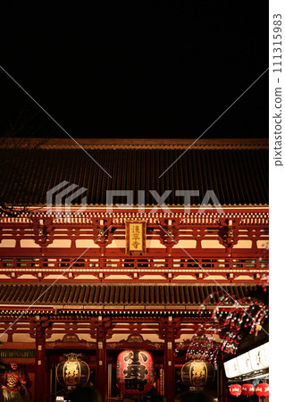 Illuminated temple 111315983