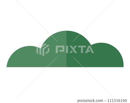 Bush vector illustration. The wild plant thicket symbolizes untamed beauty untouched nature Planting blooming shrubs adds burst color to organic canvas environment The bush metaphor resonates 111316190