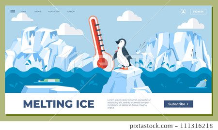 Global warming vector illustration. Greenhouse gas, puppeteer climate change, pulls strings in theatrical performance global warming Global warming metaphor is mural, each stroke telling tale 111316218