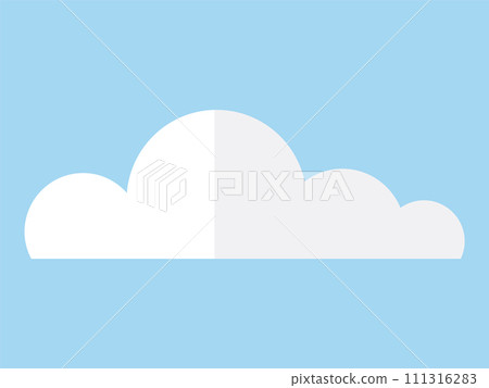 Cloud vector illustration. Cumulus clouds, like cotton candy, float high up in sky, creating dreamy scene Cloudy weather transforms atmosphere into canvas where clouds come to life Cloud vector illustration. Cumulus clouds, like cotton candy, float high up in sky, creating dreamy scene Cloudy weather transforms atmosphere into canvas where clouds come to life 111316283