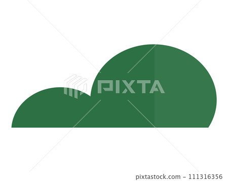 Bush vector illustration. Bushes and vegetation harmonize, forming tapestry botanical wonders The foliate charm leafy bushes imparts character to wild landscape Herbal thickets exemplify richness 111316356