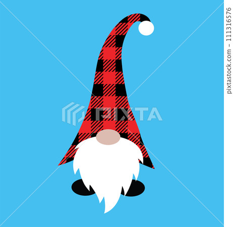 Gnome Merry Christmas, Santa, Christmas Holiday, Vector Illustration File 111316576