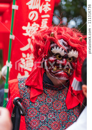 節分開三堂神社、狐狸婚禮(三重縣四日市市) 節分開三堂神社、狐狸婚禮(三重縣四日市市) 111316736