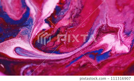 Ink background glitter paint red blue white pink Ink background glitter paint red blue white pink 111316907