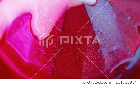 Shimmering liquid background white red surface Shimmering liquid background white red surface 111316914