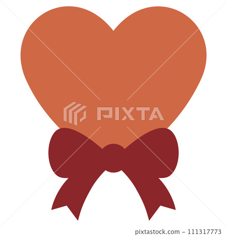 Background material: heart with ribbon Background material: heart with ribbon 111317773