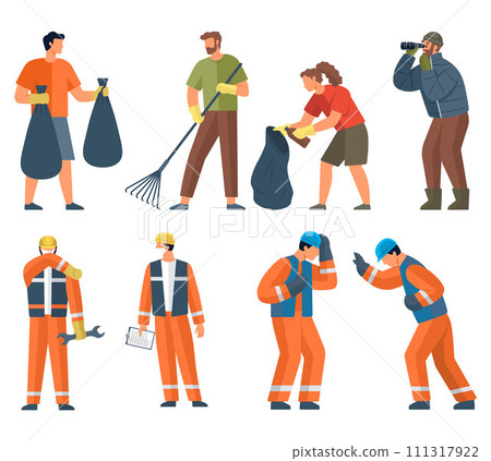 Eco activism vector illustration. Protecting environment is dance ecological responsibility choreographed by eco activists Natures defenders, armed with eco activism, stand as guardians against threat 111317922