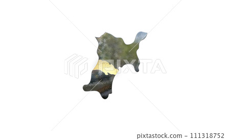 [Alpha Channel]宮城縣3D平衡投影突顯仙台地形 111318752