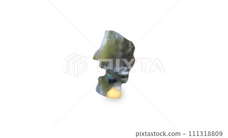 [阿爾法通道]強調米澤地形的山形縣3D平衡投影 111318809