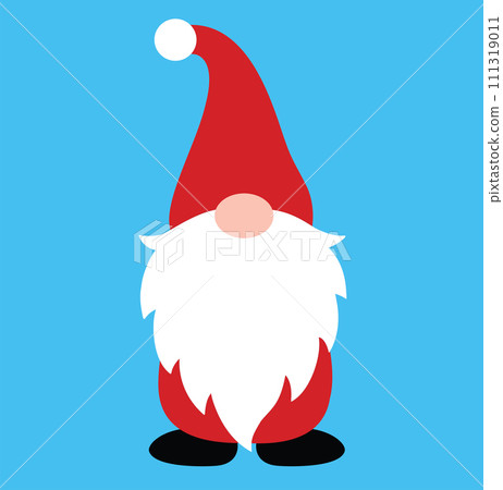 Gnome Merry Christmas, Santa, Christmas Holiday, Vector Illustration File 111319011