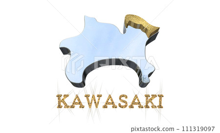 [阿爾法頻道]神奈川縣3D透視投影突顯川崎的地形 111319097