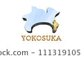 [Alpha Channel] 3D perspective projection of Kanagawa Prefecture highlighting the topography of Yokosuka 111319105