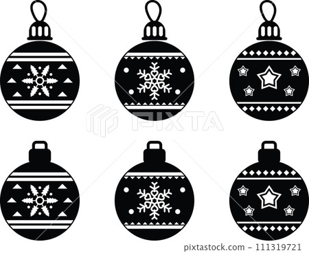 Christmas Ball, Merry Christmas, Santa, Christmas Holiday, Vector Illustration File 111319721