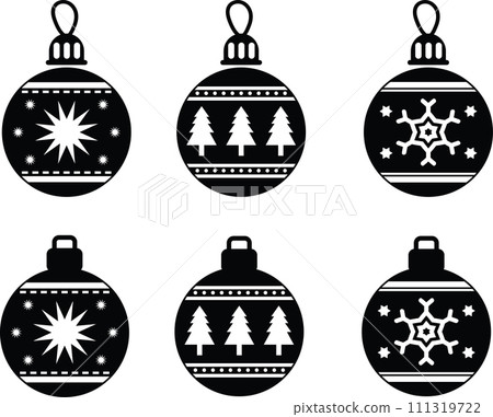 Christmas Ball, Merry Christmas, Santa, Christmas Holiday, Vector Illustration File 111319722