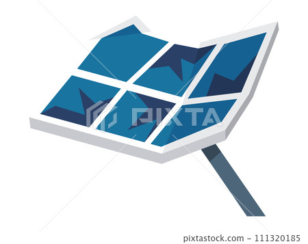 Solar panel vector illustration. Solar panels harness sunlight to generate electricity The use renewable energy sources promotes ecological sustainability Electric power is essential for driving Solar panel vector illustration. Solar panels harness sunlight to generate electricity The use renewable energy sources promotes ecological sustainability Electric power is essential for driving 111320185