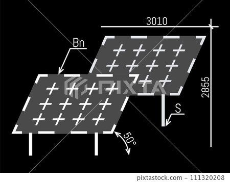 Solar panel vector illustration. Electric power is at core technological advancements The integration renewable energy sources is essential for sustainable development Solar panels offer innovative 111320208