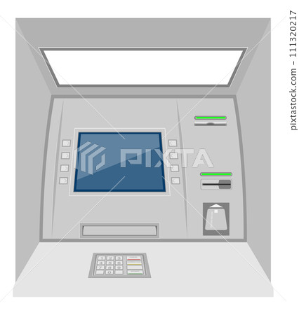 atm cash dispenser stock vector illustration atm cash dispenser stock vector illustration 111320217