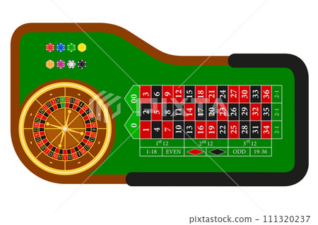 casino roulette stock vector illustration casino roulette stock vector illustration 111320237