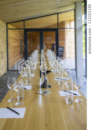 Tasting room in winery, Southern Moravia, Czech Republic Tasting room in winery, Southern Moravia, Czech Republic 111321190
