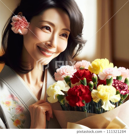 mother's day gift smile bouquet 111321284