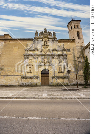 monastery in Carrion de los Condes on the Santiago trail, Castile and Leon, Spain 111321655