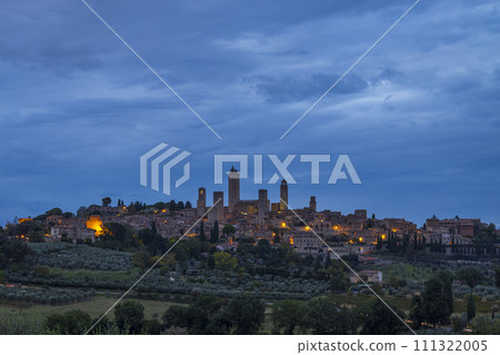 San Gimignano, UNESCO site, Tuscany, Italy 111322005