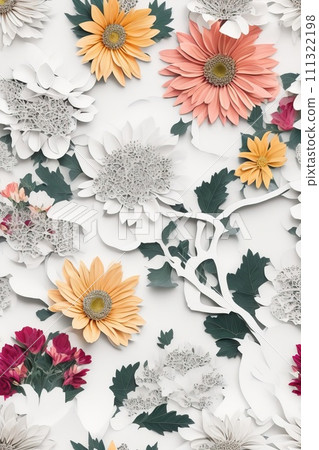 Floral print background 111322198