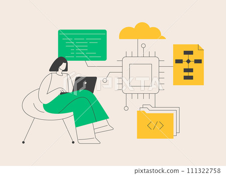 System software development abstract concept vector illustration. System software development abstract concept vector illustration. 111322758