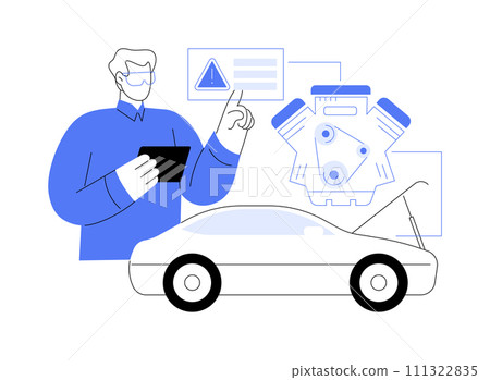 AR in repair and maintenance isolated cartoon vector illustrations. 111322835