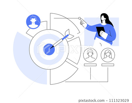 Content recommendations isolated cartoon vector illustrations. 111323029