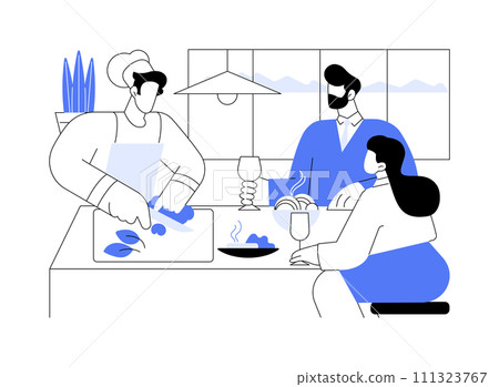 Personal Chef isolated cartoon vector illustrations. Personal Chef isolated cartoon vector illustrations. 111323767