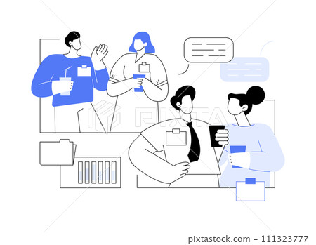 Corporate event isolated cartoon vector illustrations. 111323777