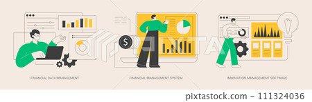 Business development abstract concept vector illustrations. 111324036