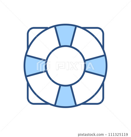 Lifebuoy related vector icon Lifebuoy related vector icon 111325119