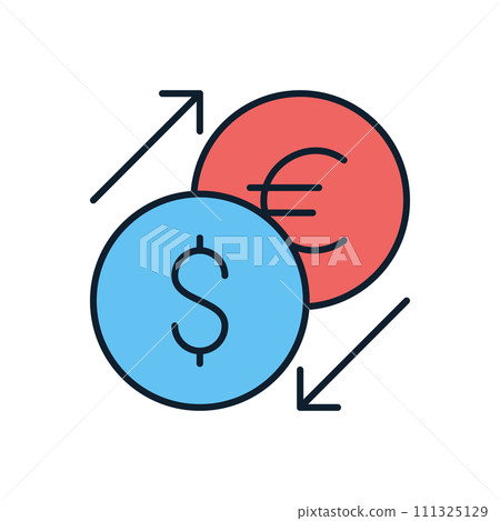 Currency Exchange related vector icon Currency Exchange related vector icon 111325129