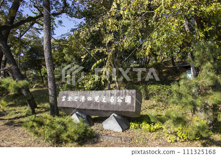 以富士山和海港為主題的公園 以富士山和海港為主題的公園 111325168