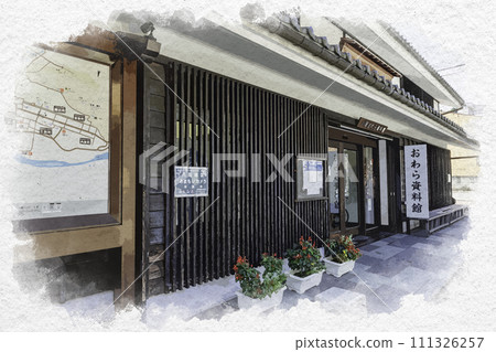 水彩風格越中八大原美術館 富山縣富山市 水彩風格越中八大原美術館 富山縣富山市 111326257