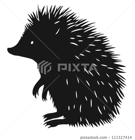 hedgehog silhouette 111327414