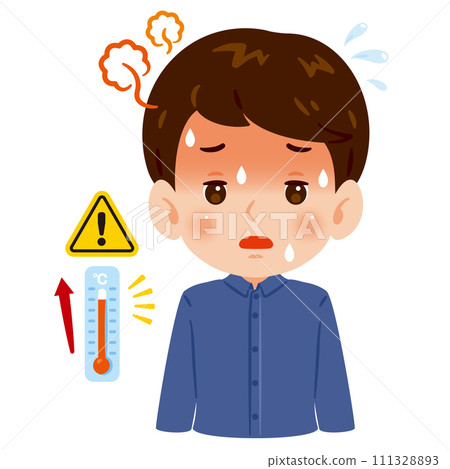 man with fever man with fever 111328893