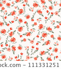 Watercolor floral pattern, high quality, seamless pattern, pattern unit, for textiles, wallpaper, wrapping paper, gifts 111331251