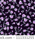 Watercolor floral pattern, high quality, seamless pattern, pattern unit, for textiles, wallpaper, wrapping paper, gifts 111331255