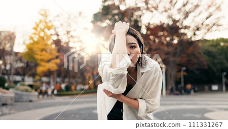 Outdoor, dancing and woman with talent, face and performance with training, routine or creative industry. Portrait, contemporary dancer or girl with summer, movement or artist with practice or energy Outdoor, dancing and woman with talent, face and performance with training, routine or creative industry. Portrait, contemporary dancer or girl with summer, movement or artist with practice or energy 111331267