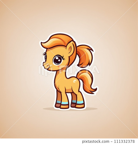 可愛的小馬圖 111332378