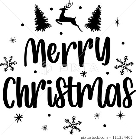 Merry Christmas, Santa, Christmas Holiday, Vector Illustration File Merry Christmas, Santa, Christmas Holiday, Vector Illustration File 111334405