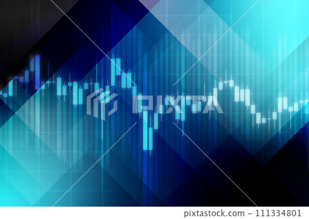 經濟、股票和貿易、外匯和外匯的背景圖像， 111334801