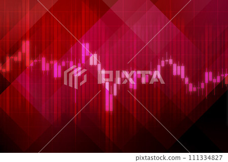 經濟、股票和貿易、外匯和外匯的背景圖像， 111334827