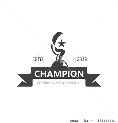 Trophy Logo winner, Sports Tournament Championship Cup Design. minimalist emblem sport, club shop simple icon design Trophy Logo winner, Sports Tournament Championship Cup Design. minimalist emblem sport, club shop simple icon design 111335159