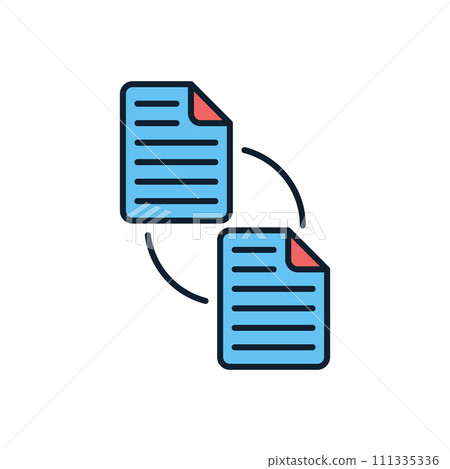 File Exchange related vector icon File Exchange related vector icon 111335336