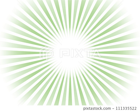 Concentrated line background material of slightly colorful shining sun rays image_green 111335522
